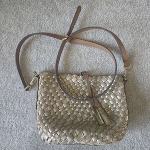 Calvin Klein Bucket Woven Naomi Cross Body Bag